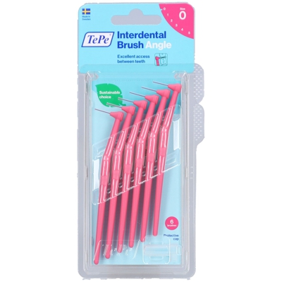 TePe® Brossettes Interdentaires Angle Rose 0- 0,40 mm