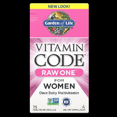 Vitamin Code Raw One Femmes - 75 Capsules