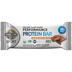 Barre protéinée végétale et bio sportive - Chocolat au beurre de cacahuètes - 12 barres características