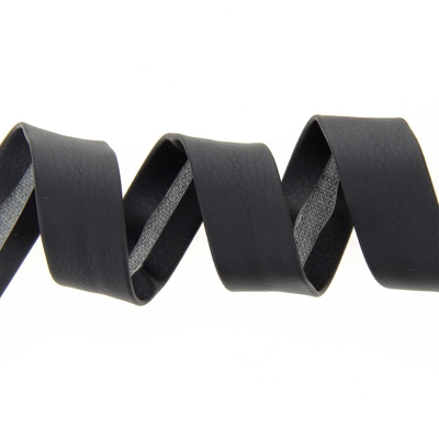 Biais simili cuir 30 mm noir