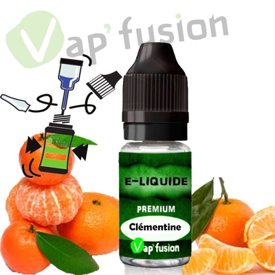 E liquide clémentine 10ml Vapfusion