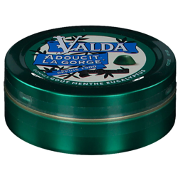 Valda Gomme à la menthe et eucalyptus sans sucre características