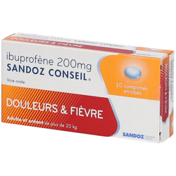 Sandoz Ibuprofène 200 mg características