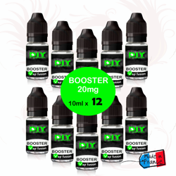 Pack Booster Nicotine 20 mg 10 ml 50/50 -50% PG / 50% VG DIY Lot DE 6 a 106 Bo características