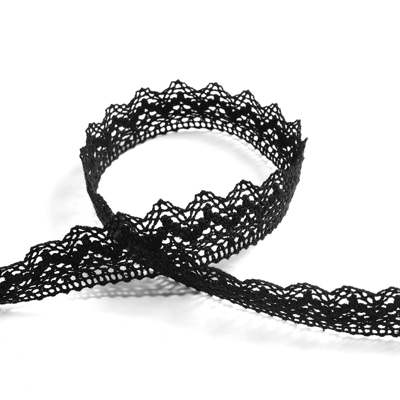 Ruban dentelle 25 mm noir