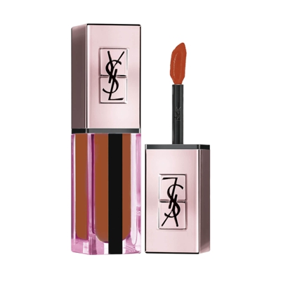 Yves Saint Laurent Vernis À Lèvres Water Stain Glow Lip Gloss 6ml (Various Shades) - 214 No Taboo Orange