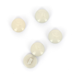 Boutons ronds à queue gris clair 15 mm características