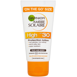 Garnier Ambre Solaire Ultra-Hydrating Sun Cream SPF 30 50ml Travel Size características