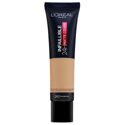L'Oréal Paris Infallible 24hr Matte Cover Foundation 35ml (Various Shades) - 260 Golden Sun en oferta