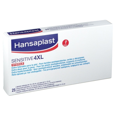 Hansaplast Sensitive 4XL Stérile 10 x 20 cm