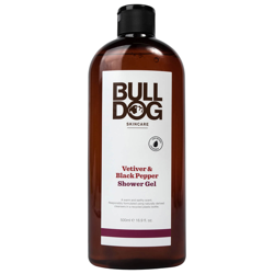 Bulldog Black Pepper & Vetiver Shower Gel 500ml en oferta