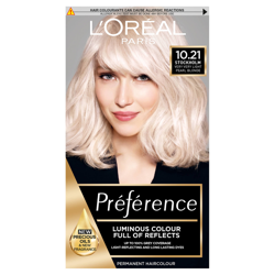 L'Oréal Paris Préférence Infinia Hair Dye (Various Shades) - 10.21 Stockholm Very Light Pearl Blonde características