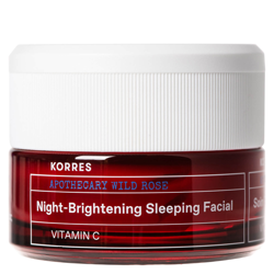 KORRES Wild Rose Night-Brightening Sleeping Facial Cream 40ml características