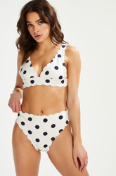 Hunkemöller Bas de bikini échancré Scallop Blanc precio