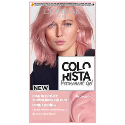 L'Oréal Paris Colorista Permanent Gel Hair Dye (Various Shades) - Rose Gold