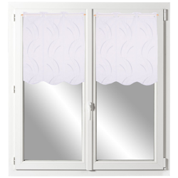 Brise-brise étamine brodée blanc características