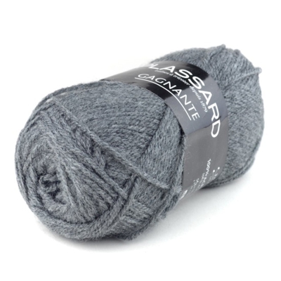 Pelote de laine gagnante anthracite - Plassard