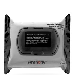 Lingettes glycoliques exfoliantes et régénérantes Anthony precio