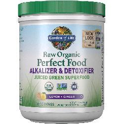 Poudre Alcalinisante et Détoxifiante Raw Organic Perfect Food - Citron Gingembre - 282g características