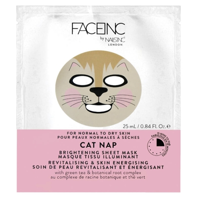 Masque Tissu Illuminant FACEINC by nails inc. - Soin de Peau Revitalisant et Énergisant