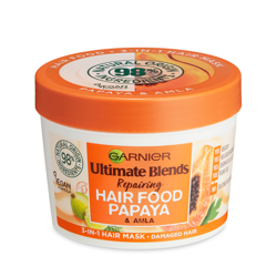Garnier Ultimate Blends Hair Food Papaya 3-in-1 Damaged Hair Mask Treatment 390ml características