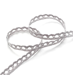 Ruban dentelle 10 mm gris clair en oferta