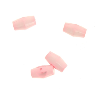 Boutons buchettes plastiques rose clair 20 mm