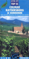 Carte de randonnée : Colmar Kaiserberg (Série Top 25) precio