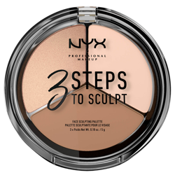 NYX Professional Makeup 3 Steps to Sculpt Face Sculpting Palette - Fair características