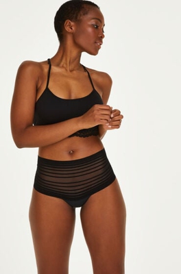 Hunkemöller String haut invisible Noir