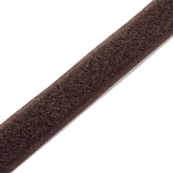 Auto-agrippant à coudre 20mm - Velours Marron precio