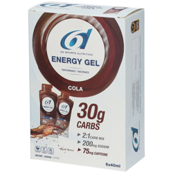 6D Sports Nutrition Energy + Caffeine Gel Cola características