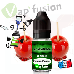 E liquide  pomme d'amour 10ml Vapfusion en oferta