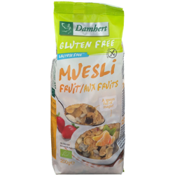 Damhert Gluten Free Muesli aux fruits BIO características