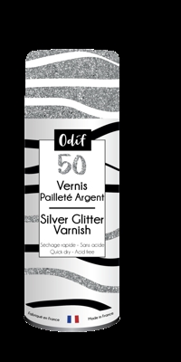 Vernis Pailleté Argent 50