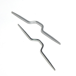 Aiguilles à tricot pour torsades n°2.5 et n°4 en oferta