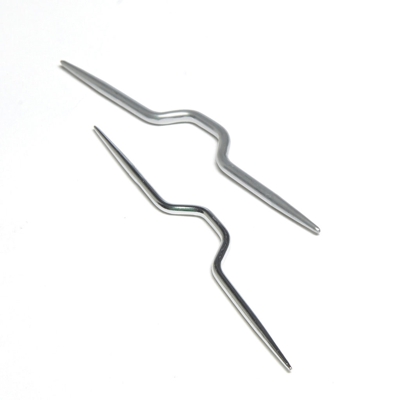 Aiguilles à tricot pour torsades n°2.5 et n°4