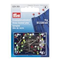 Épingles tête de verre, 0,60 x 30mm en oferta