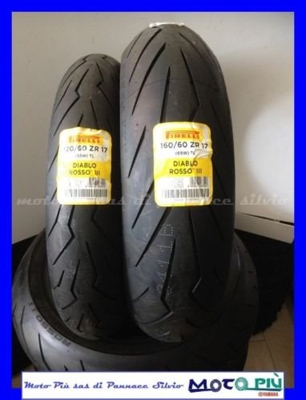 'Pirelli Diablo Rosso III ( 120/60 ZR17 TL (55W) M/C, Roue avant )'