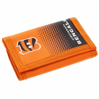 Bengals de Cincinnati NFL Fade Portefeuille Porte-monnaie LGNFLFADEWLTCIB