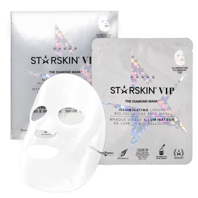 Masque Visage VIP Seconde Peau Illuminateur Noix de Coco Bio-Cellulose The Diamond Mask™ STARSKIN