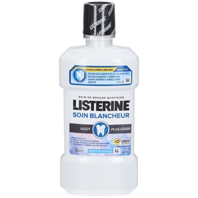 Listerine® Bain de Bouche Soin Blancheur Menthe Douce