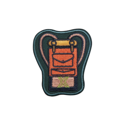 Écusson sac à dos randonnées