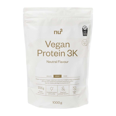 nu3 Vegan Protein 3K Shake, Neutral