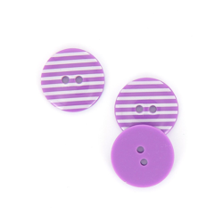 Boutons rayés violet 23 mm precio