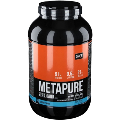 QNT Metapure Whey Protein Isolate Zero Carb Noix de Coco