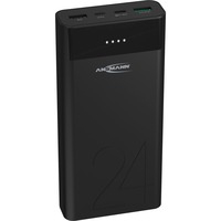 1700-0112 banque d''alimentation électrique Lithium Polymère (LiPo) 24000 mAh Anthracite, Batterie portable