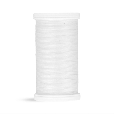 Bobine fil 100 m 100% polyester blanc