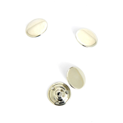 Boutons argentés 15 mm precio
