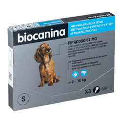 biocanina Fiprodog Solution spot-on pour petits chiens en oferta
